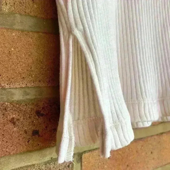 Madewell wide rib mock neck cream tank - Picture 8 of 8